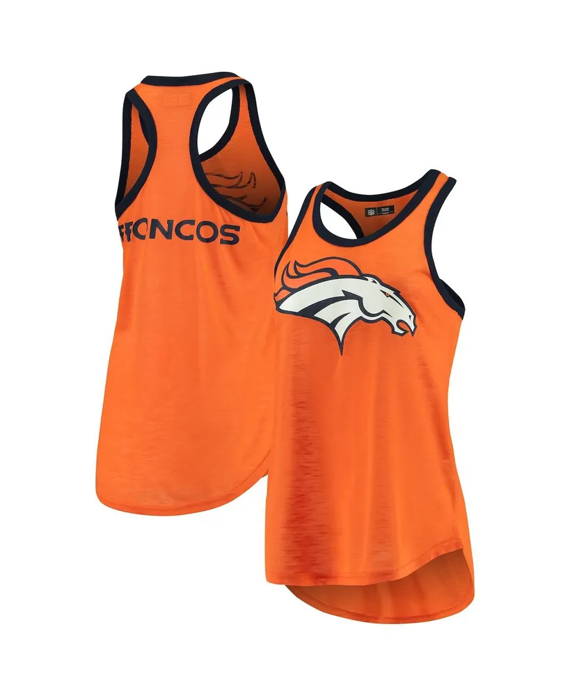 Women's Orange Denver Broncos Tater Tank Top