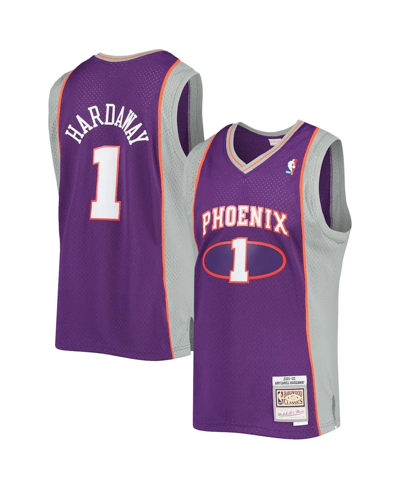 Men's Penny Hardaway Purple Phoenix Suns 2001-2002 Authentic Hardwood Classics Swingman Jersey