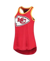 Women's Red Kansas City Chiefs Tater Tank Top