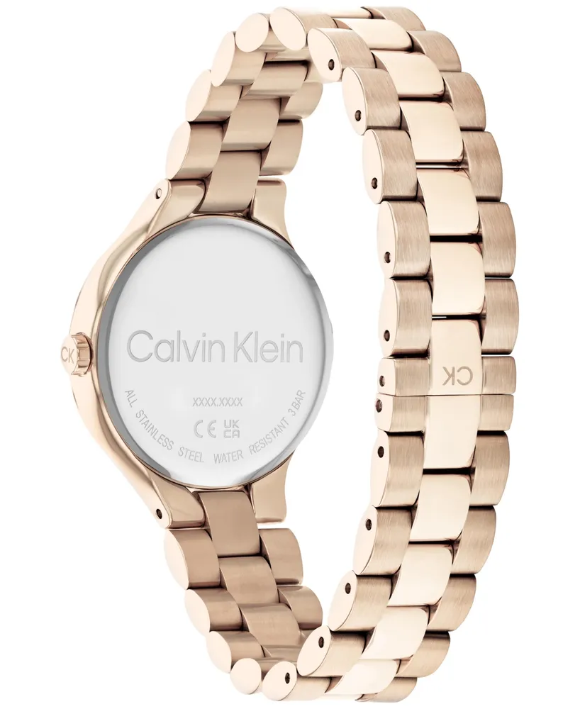 Calvin Klein Carnation Gold-Tone Bracelet Watch 32mm