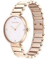 Calvin Klein Rose Gold-Tone Bracelet Watch 36mm