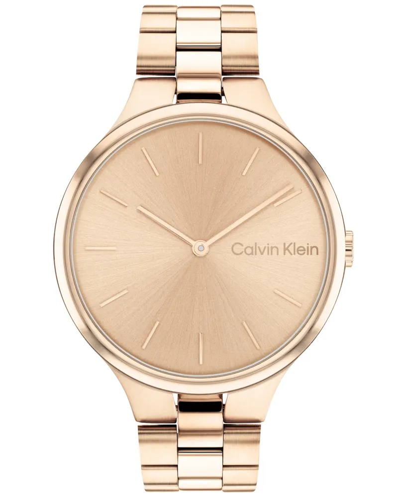 Calvin Klein Carnation Gold-Tone Bracelet Watch 38mm