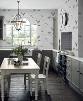 Laura Ashley Animalia Wallpaper - Silver