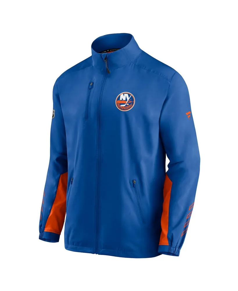 Men's Fanatics Royal New York Islanders Authentic Pro Locker Room Rinkside Full-Zip Jacket