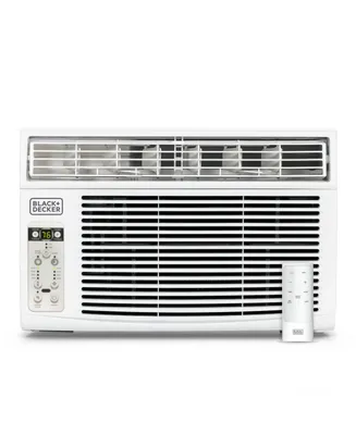 14300 Btu Window Air Conditioner Unit Ac Black+Decker with Remote Control Cools Up to 700 Square Feet, White