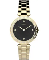 Timex Women's City Gold-Tone Low Lead Brass Bracelet Watch 32mm