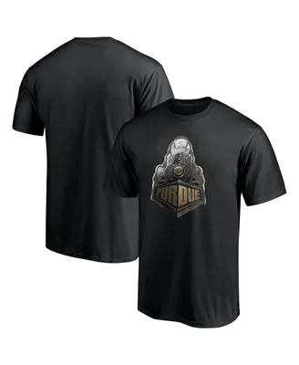 Men's Fanatics Black Purdue Boilermakers Team Midnight Mascot T-shirt