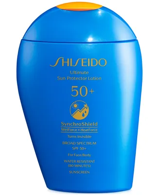 Shiseido Ultimate Sun Protector Lotion Spf 50+ Sunscreen, 5