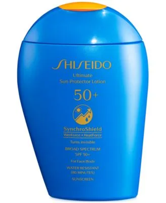 Shiseido Ultimate Sun Protector Lotion Spf 50 Sunscreen Collection