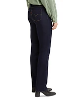 Levi's 314 Shaping Slimming Straight Leg Mid Rise Jeans