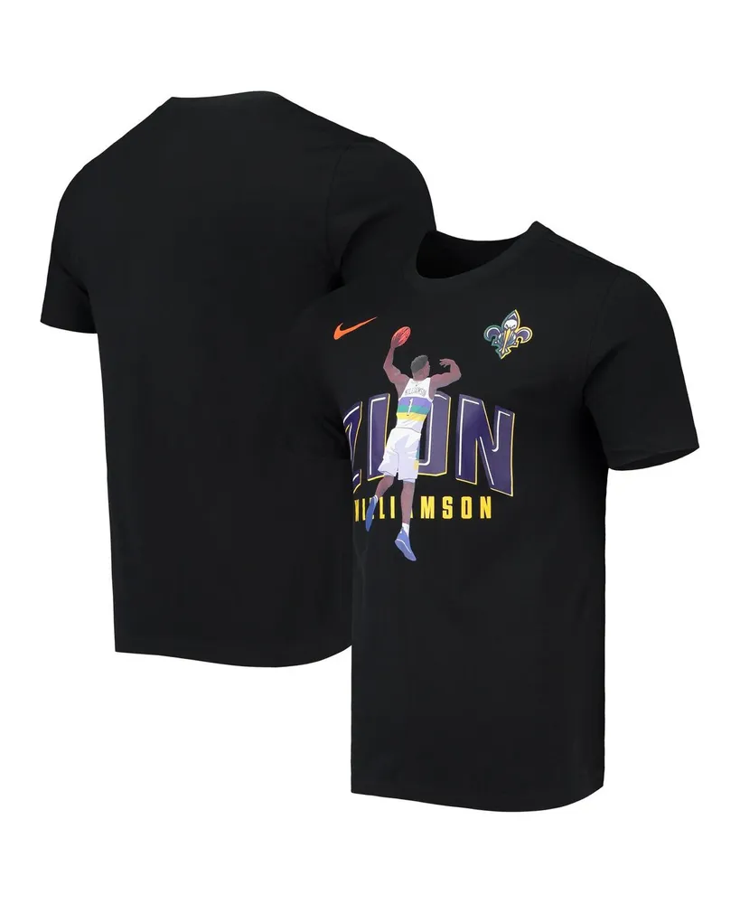 Men's Nike Zion Williamson Black New Orleans Pelicans Hero Performance T-shirt