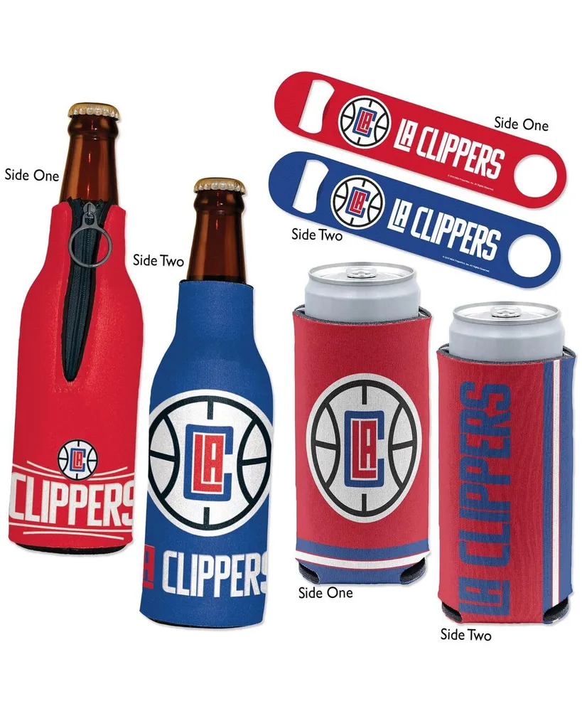 WinCraft La Clippers Three-Piece Can Cooler and Bottle Opener Set