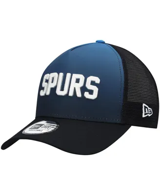 Men's New Era Blue, Navy Tottenham Hotspur Gradient Trucker 9Forty Snapback Hat