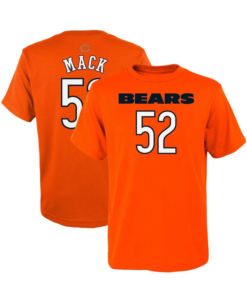 Youth Khalil Mack Navy Chicago Bears Mainliner Player Name & Number T-Shirt