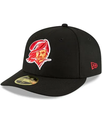 Men's New Era Black Tampa Bay Buccaneers Omaha Throwback Low Profile 59Fifty Fitted Hat