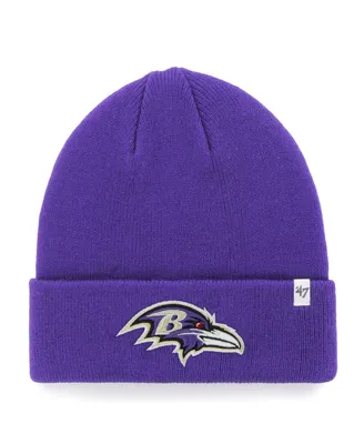 Men's '47 Purple Baltimore Ravens Secondary Basic Cuffed Knit Hat