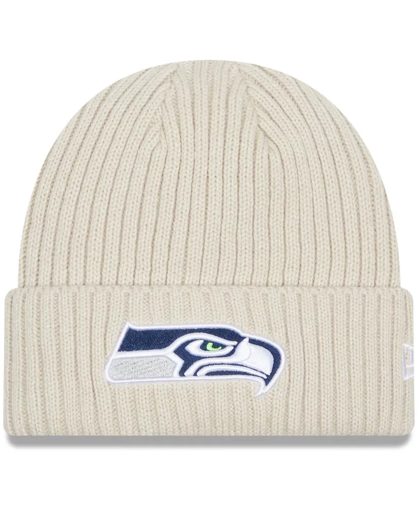 Youth Seattle Seahawks Navy Basic Cuffed Knit Hat