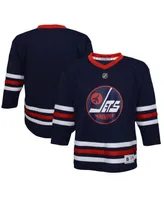 Boys and Girls Infant Outerstuff Navy Winnipeg Jets 2021/22 Alternate Replica Jersey