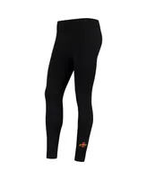 Women's ZooZatz Black Iowa State Cyclones Fleece Leggings