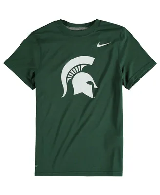 Big Boys Nike Hunter Green Michigan State Spartans Logo Legend Dri-fit T-shirt