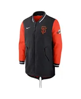 Men's Nike Black San Francisco Giants Authentic Collection Dugout Performance Full-Zip Jacket