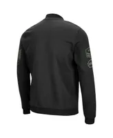 Men's Colosseum Black Iowa State Cyclones Oht Military-Inspired Appreciation Team High-Speed Bomber Full-Zip Jacket