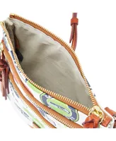 Women's Dooney & Bourke Seattle Seahawks Triple-Zip Crossbody Bag