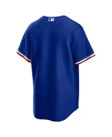 Men's Nike Royal Texas Rangers Alternate Replica Team Logo Jersey