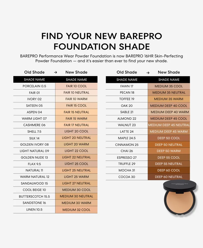 bareMinerals Barepro 16HR Skin-Perfecting Powder Foundation