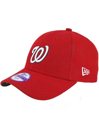Big Boys New Era Red Washington Nationals The League 9Forty Adjustable Hat