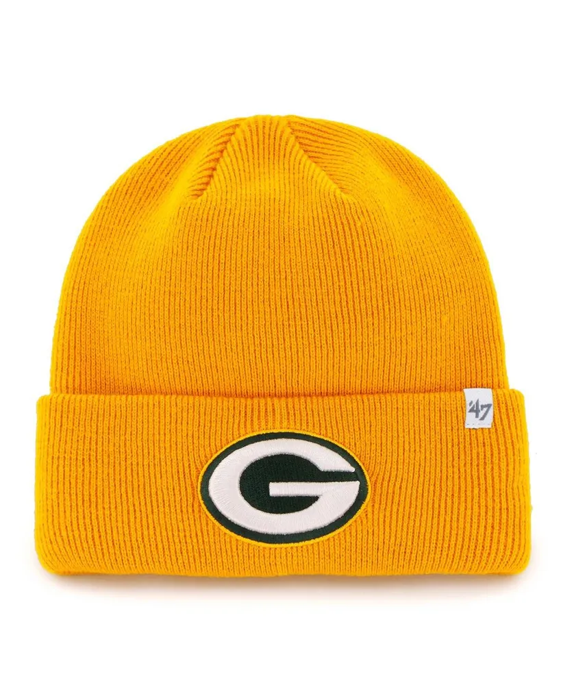 Green Bay Packers '47 Bering Cuffed Knit Hat with Pom - Green