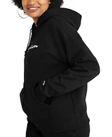 Champion Women's Relaxed Logo Fleece Sweatshirt Hoodie