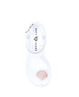 Katy Perry Women's Iconic Geli Toe Post Flat Jelly Sandals