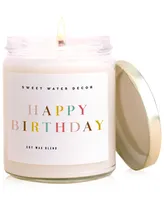 Sweet Water Decor Happy Birthday Candle