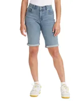 Levi's Women's Stretch Mid Rise Denim Bermuda Shorts