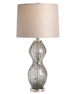 31" Glass Table Lamp