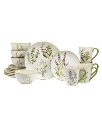 Certified International Fresh Herbs Dinnerware Collection