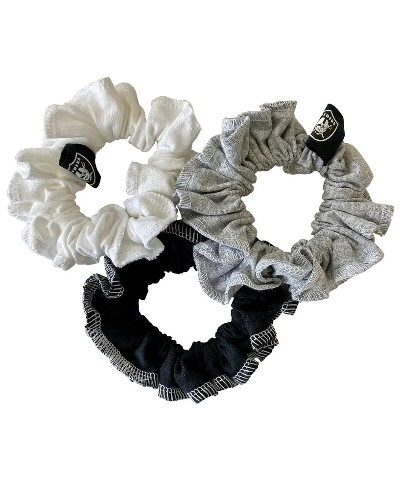 Women's Refried Apparel Las Vegas Raiders 3-Pack Scrunchie Set