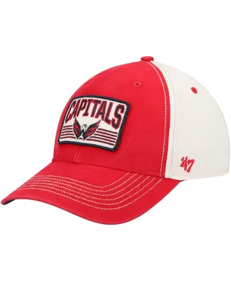 Men's '47 Red Washington Capitals Shaw Mvp Adjustable Hat
