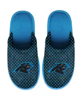 Women's Foco Carolina Panthers Big Logo Scuff Slippers
