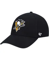 Men's '47 Black Pittsburgh Penguins Legend Mvp Adjustable Hat