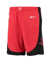 Big Boys Nike Red Houston Rockets 2020/21 Swingman Shorts - Icon Edition