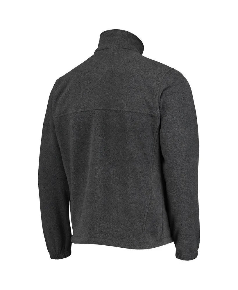 Men's Columbia Portland Trail Blazers Heathered Charcoal Flanker Full-Zip Jacket