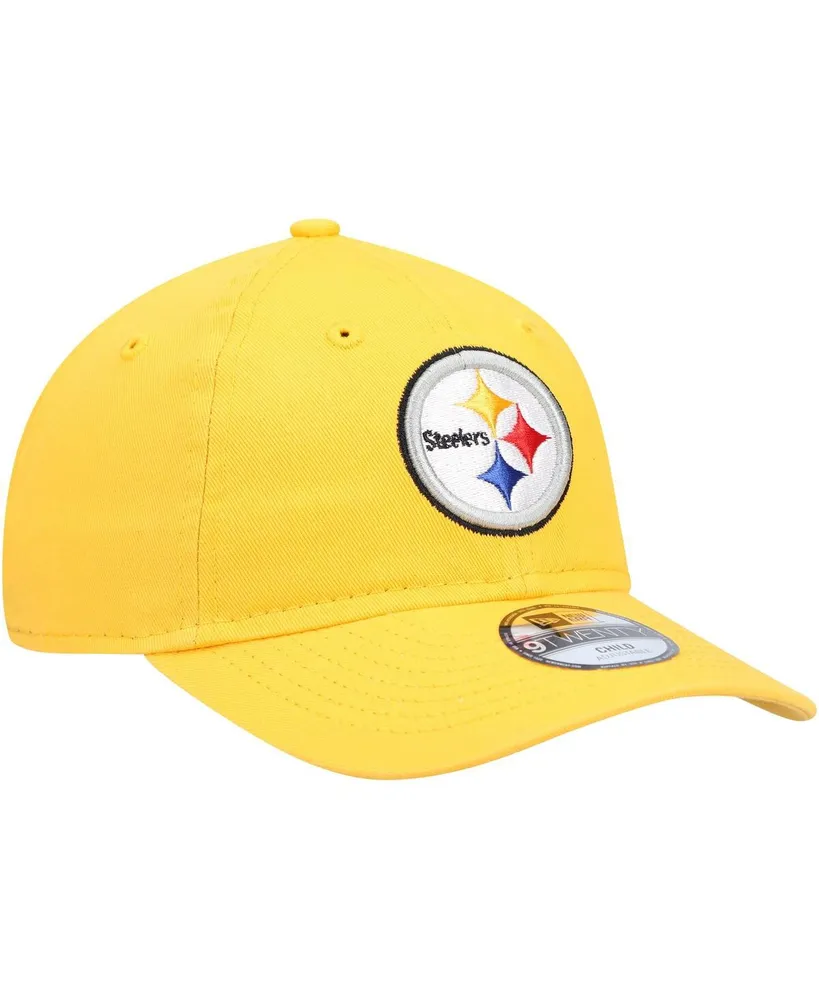 Preschool Unisex New Era Gold Pittsburgh Steelers Core Classic 2.0 9Twenty Adjustable Hat