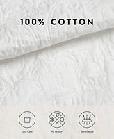 Laura Ashley Heirloom Crochet Quilt Set