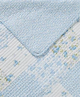 Laura Ashley Kenna Cotton Reversible 3-Pc. Quilt Set, King