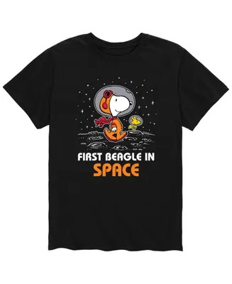 Men's Peanuts Beagle Space T-Shirt