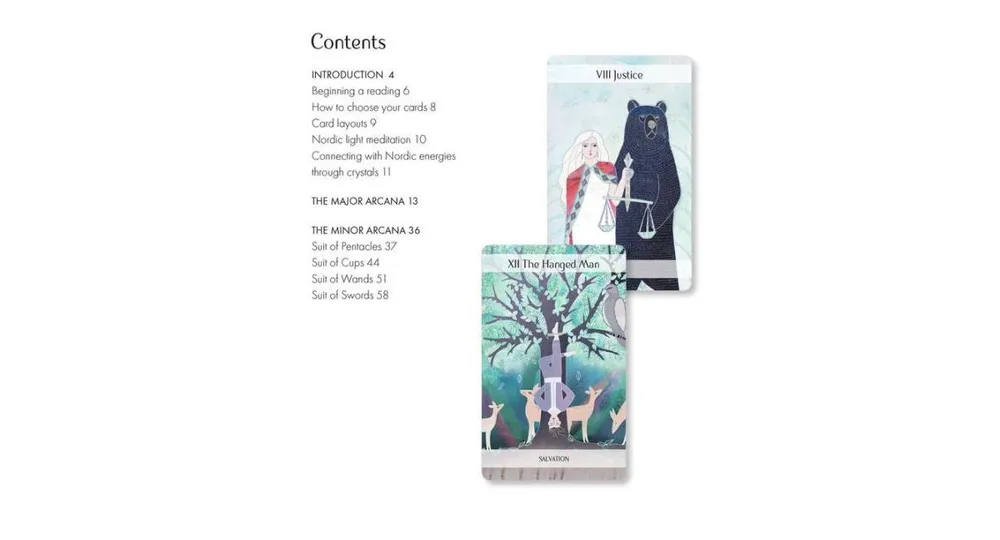 The Magical Nordic Tarot - Includes a full deck of 79 cards and a 64