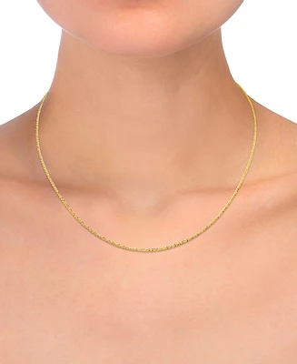 Sparkle Chain Necklace 18" (1-1/2mm) in 14K Yellow Gold