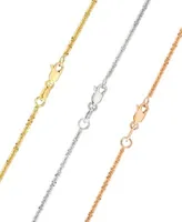 Sparkle Chain Necklace 16 24 1 1 2mm In 14k Yellow Gold White Gold Rose Gold